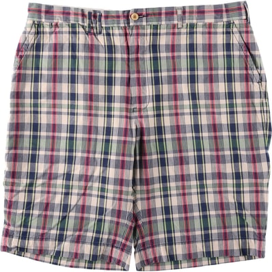 古着 ラルフローレン Ralph Lauren POLO by Ralph Lauren チェック柄 コットンショーツ ハーフパンツ メンズw37相当/eaa656826