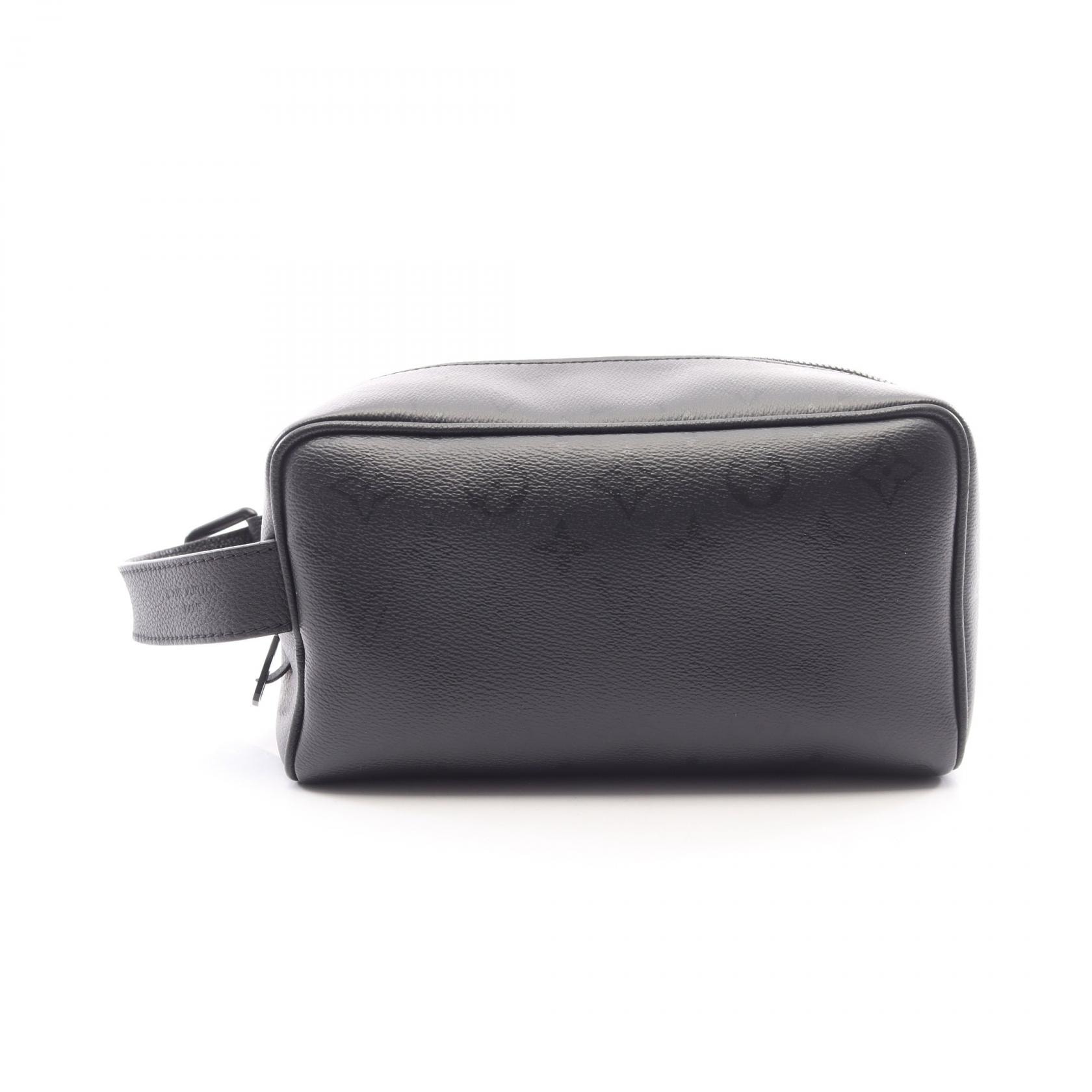 ルイ・ヴィトン LOUIS VUITTON ロッカー ドップキット セカンドバッグ クラッチバッグ バッグ PVCコーティングキャンバス レザー ノワール メンズ ブラック系 M26810 【中古】