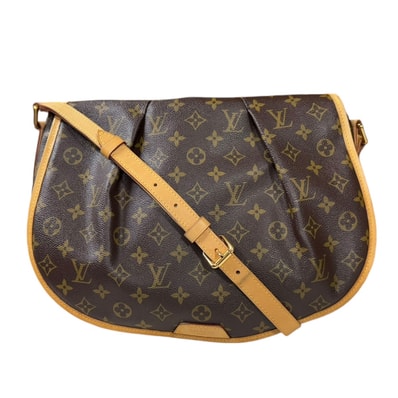 ルイヴィトン メニルモンタンMM モノグラム ショルダーバッグ モノグラムキャンバス M40473 ブラウン レディース LOUIS VUITTON 中古