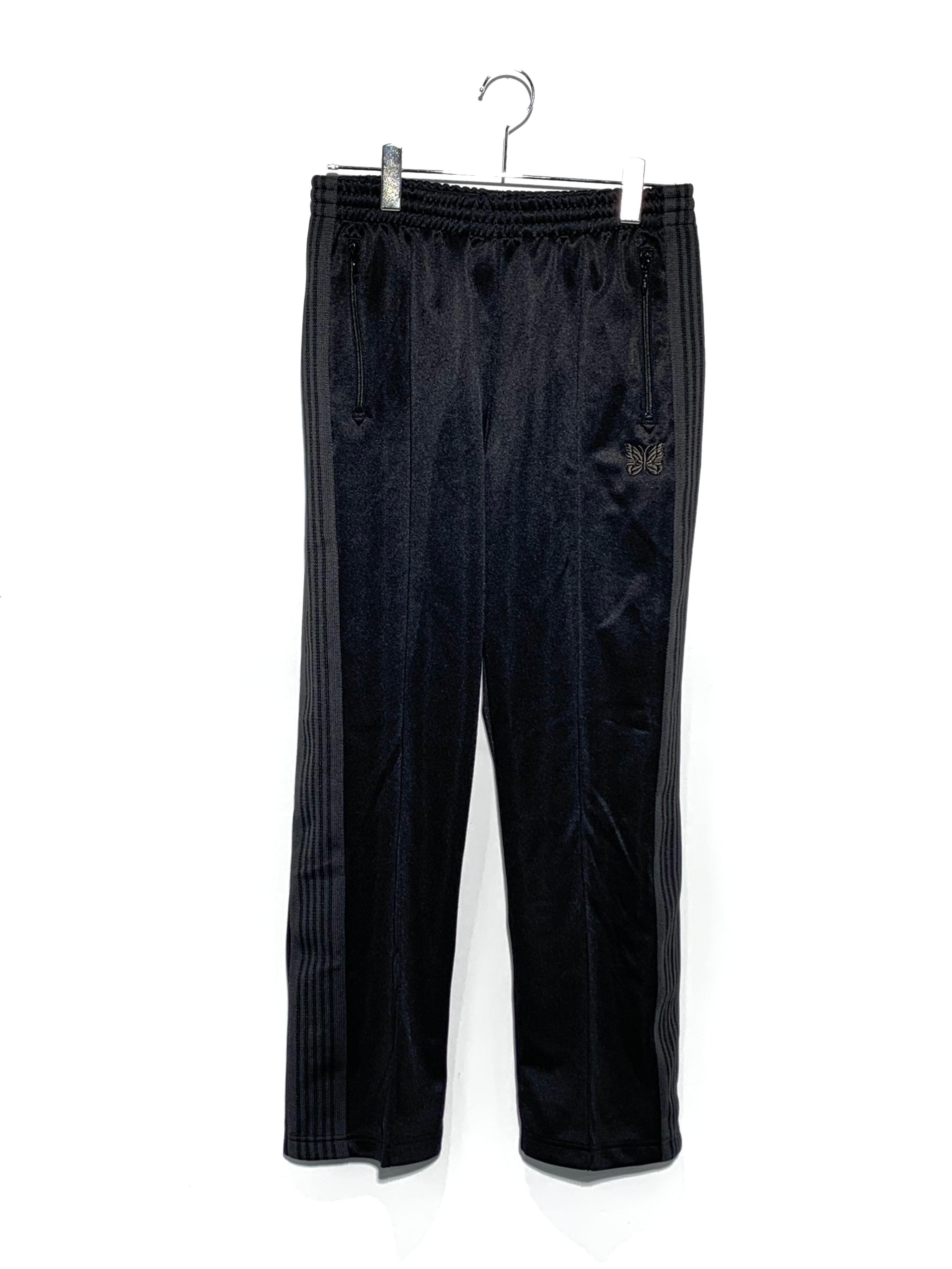 Needles 24SS SP Track Pant-Poly Smooth Black