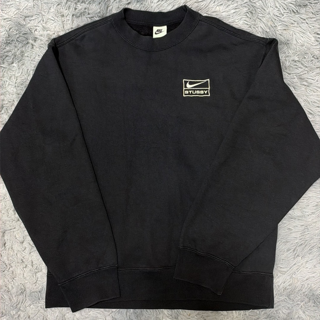 Stussy x Nike Wash Crew (US Size) "Black" DO5310-010