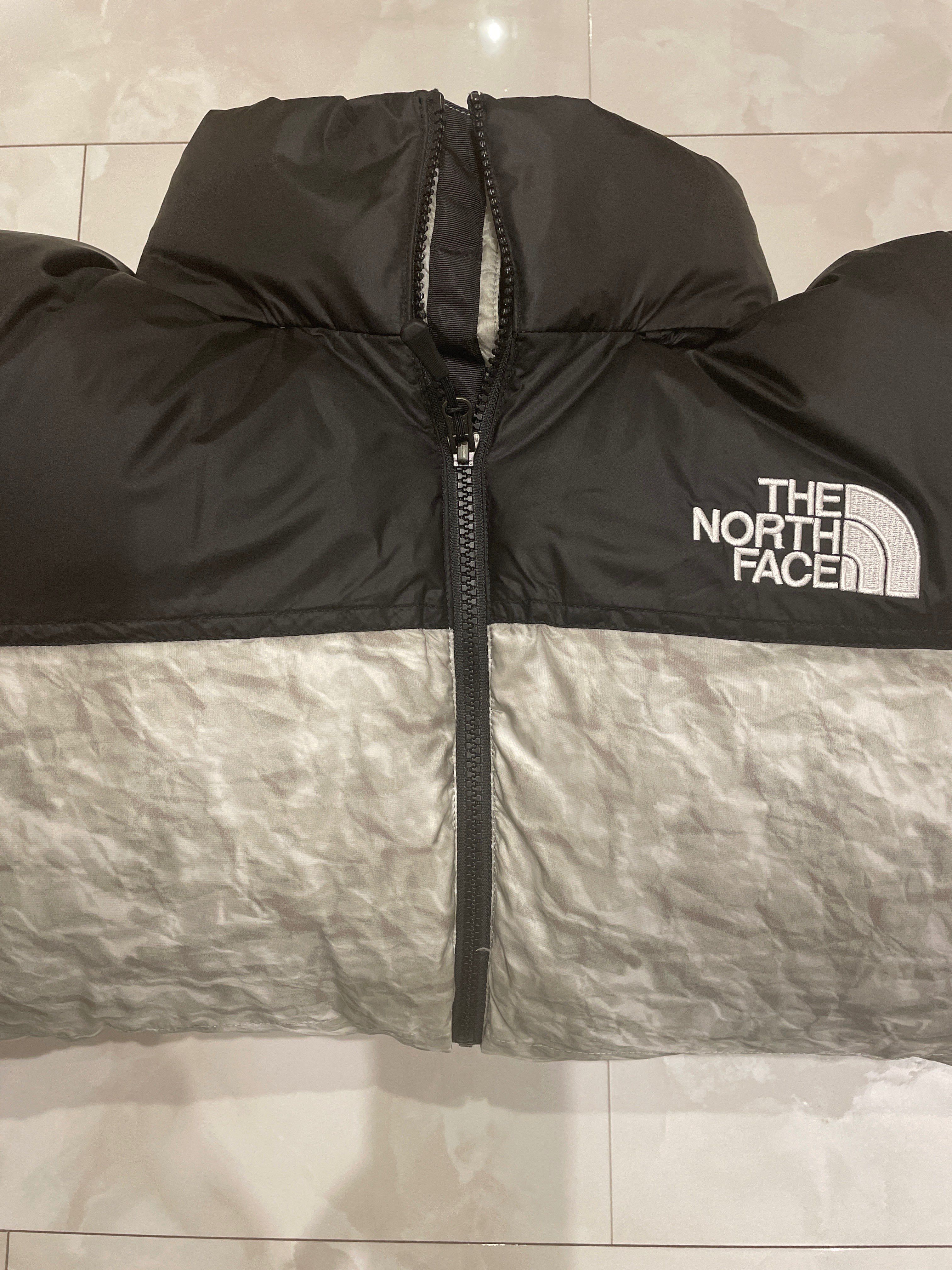 Supreme x The North Face Nuptse Jacket "White Paper Print"