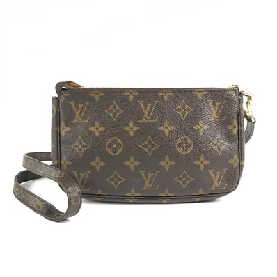 ルイヴィトン LOUIS VUITTON ポシェットアクセソワール M40712 モノグラム 別ロングストラップ ハンドバッグ 斜め掛け ショルダーバッグ モノグラムキャンバス ブラウン