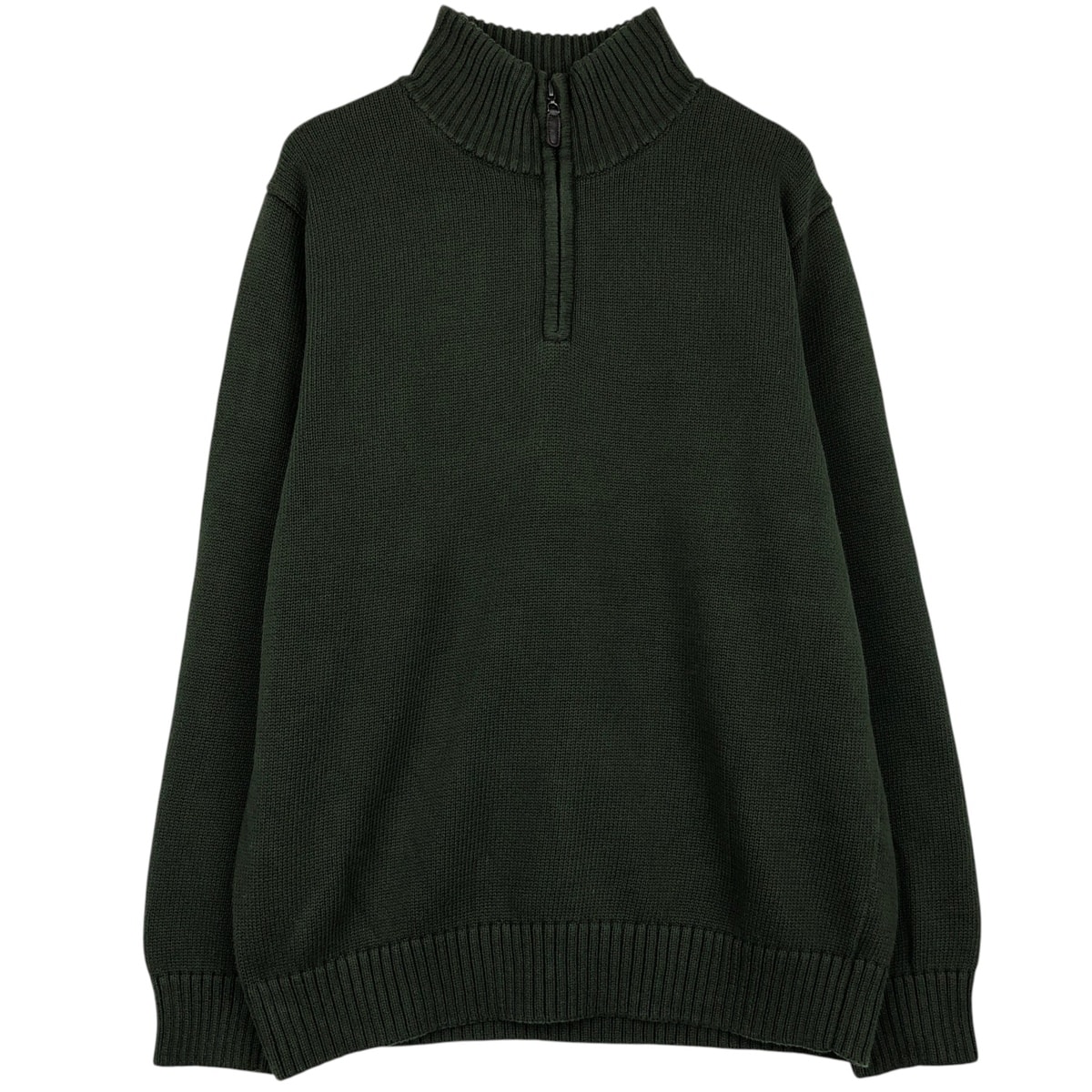 古着 90~00年代 エルエルビーン L.L.Bean コットンニットハーフジップセーター メンズL相当 ヴィンテージ/eaa660025