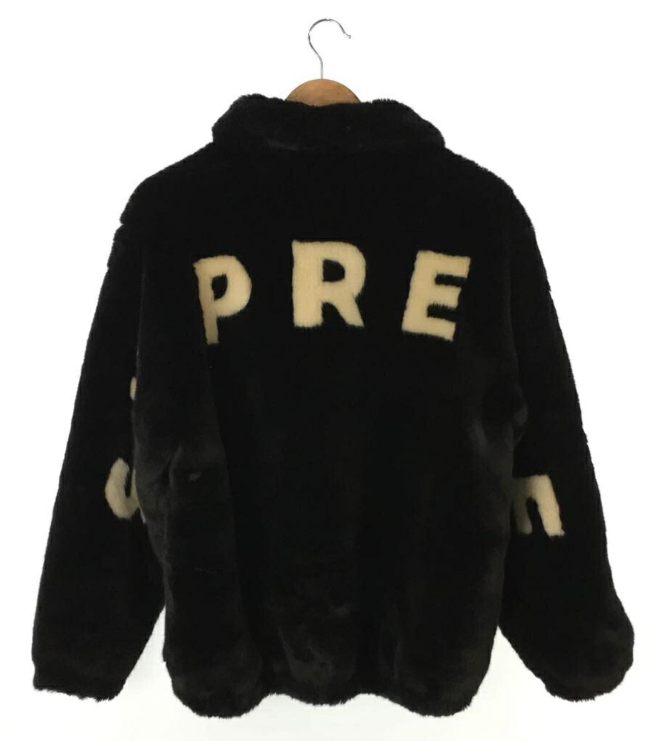 Supreme Faux Fur Bomber Jacket "Black"