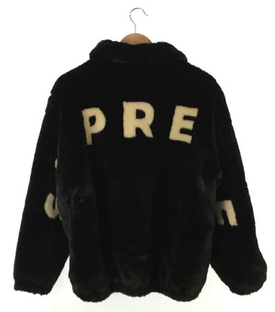Supreme Faux Fur Bomber Jacket "Black"