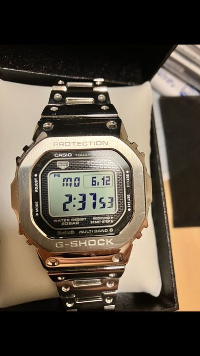 Casio G-Shock GMWB5000D-1 - 44mm in Stainless Steel