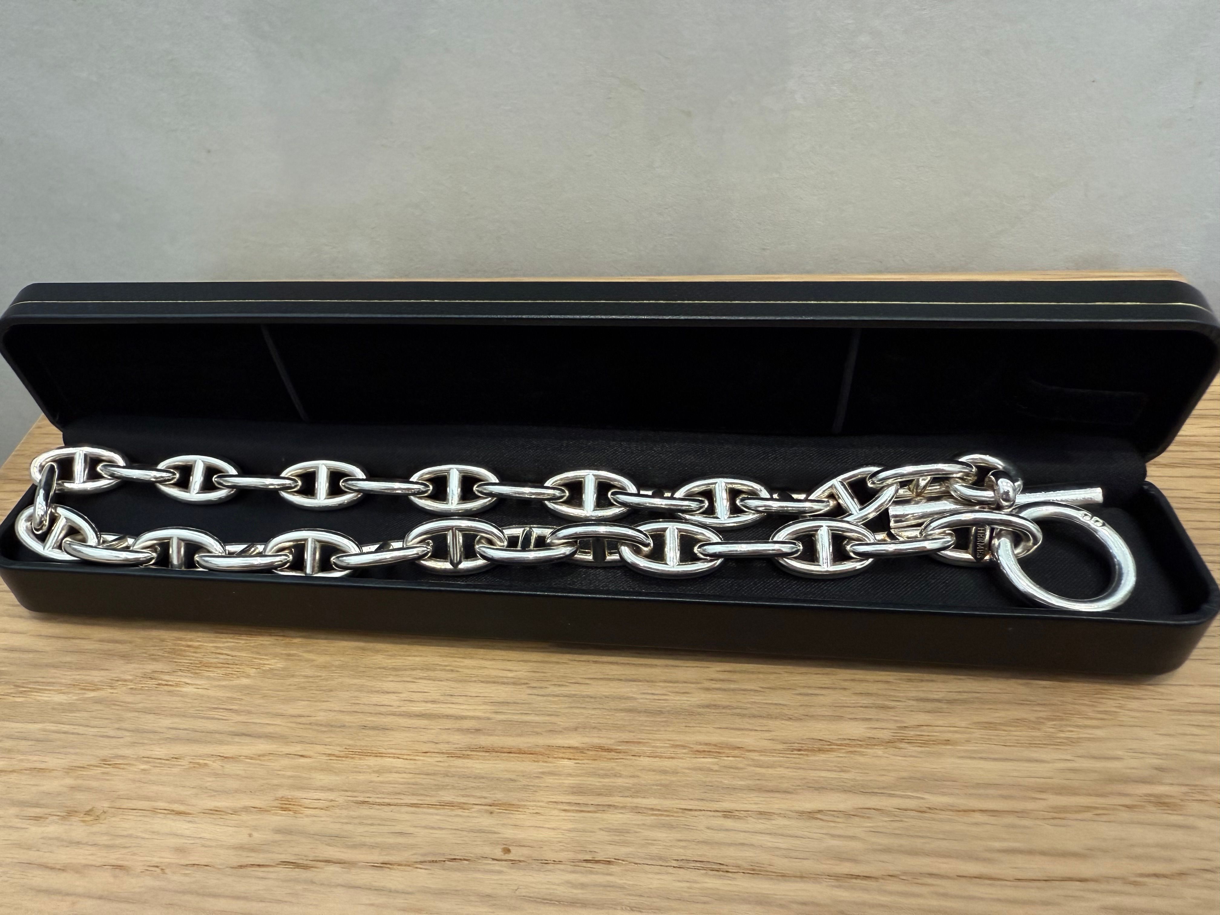 Hermes Chaine D'ancre GM Necklace Large Model "Silver"