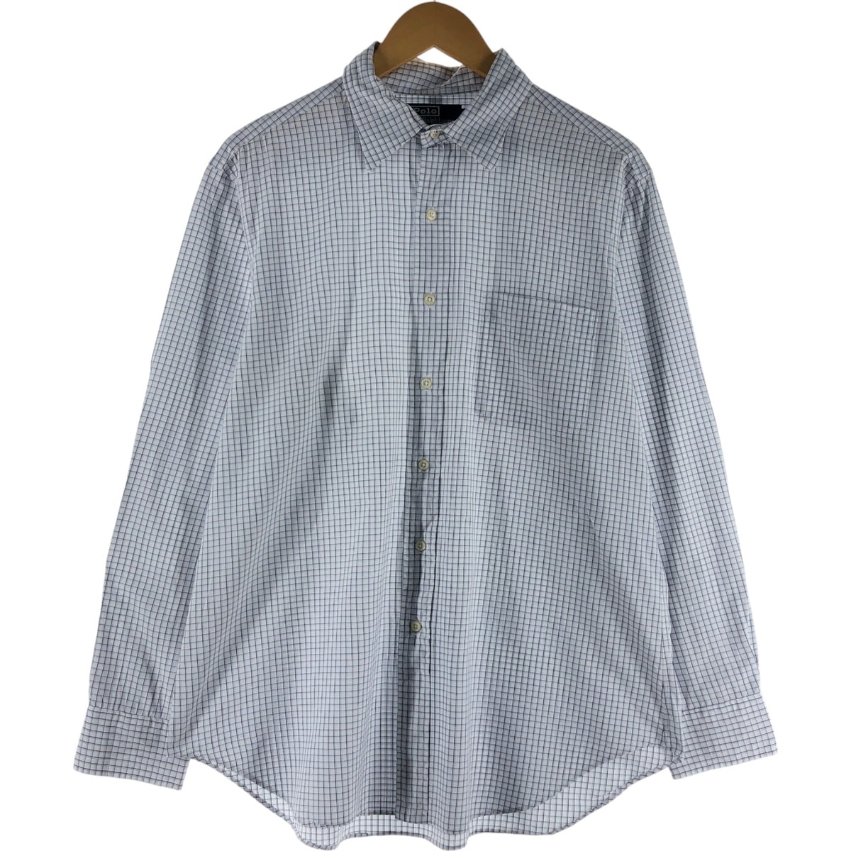 古着 ラルフローレン Ralph Lauren POLO by Ralph Lauren ANDREW 長袖 チェックシャツ メンズL相当/eaa539064