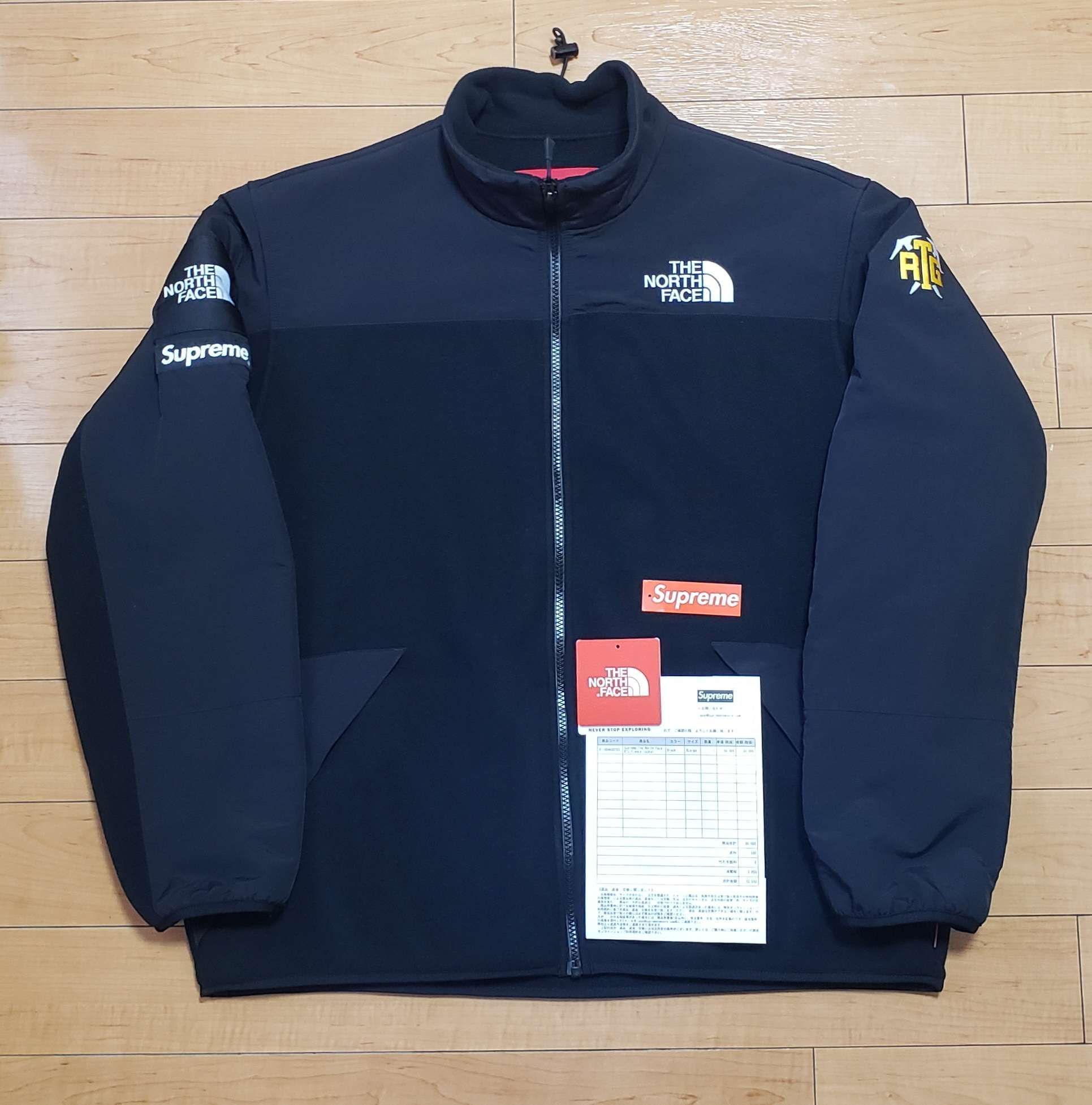 Supreme x The North Face RTG Fleece Jacket "Black"