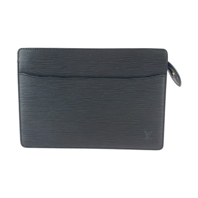 LOUIS VUITTON ルイヴィトン エピ ポシェット オム セカンドバッグ ブラック 黒 ゴールド金具 レザー クラッチバッグ 600143 【中古】