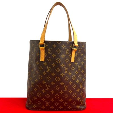 LOUIS VUITTON ルイヴィトン ヴァヴァン GM モノグラム レザー PVC トートバッグ ブラウン
49123
