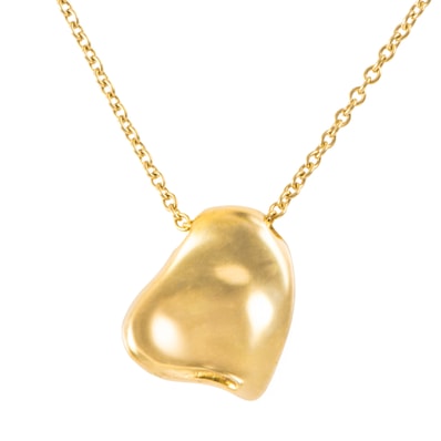 TIFFANY&Co. ティファニー フルハート ネックレス K18YG ゴールド【中古】