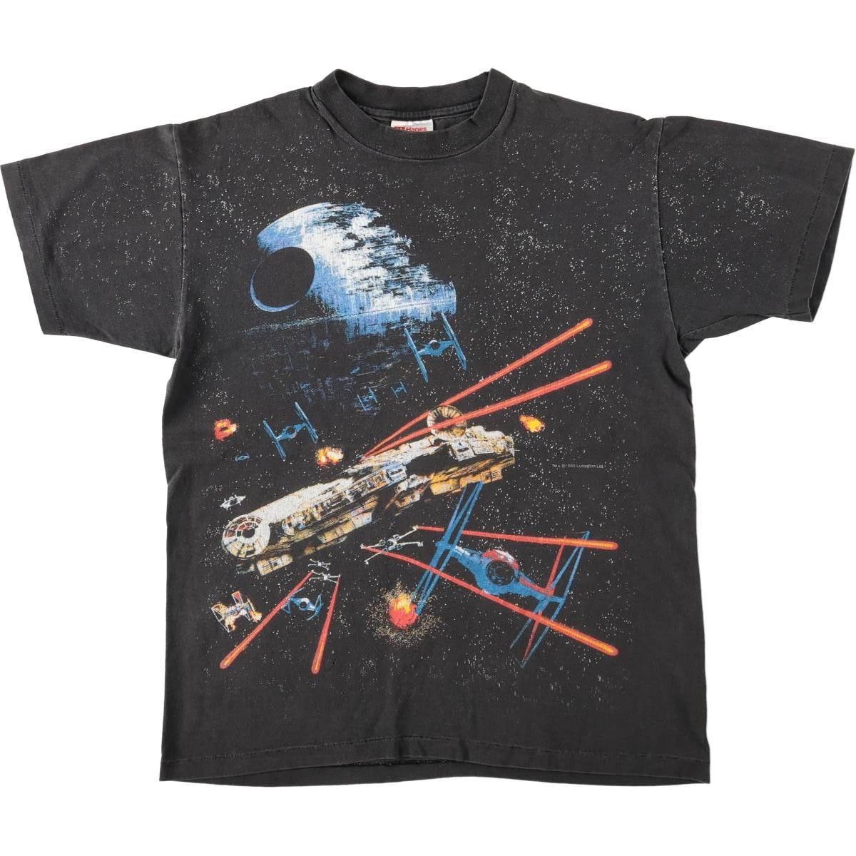 古着 ヘインズ Hanes HEAVYWEIGHT STAR WARS スターウォーズ 映画 ムービーTシャツ USA製 メンズXL相当/eaa681201