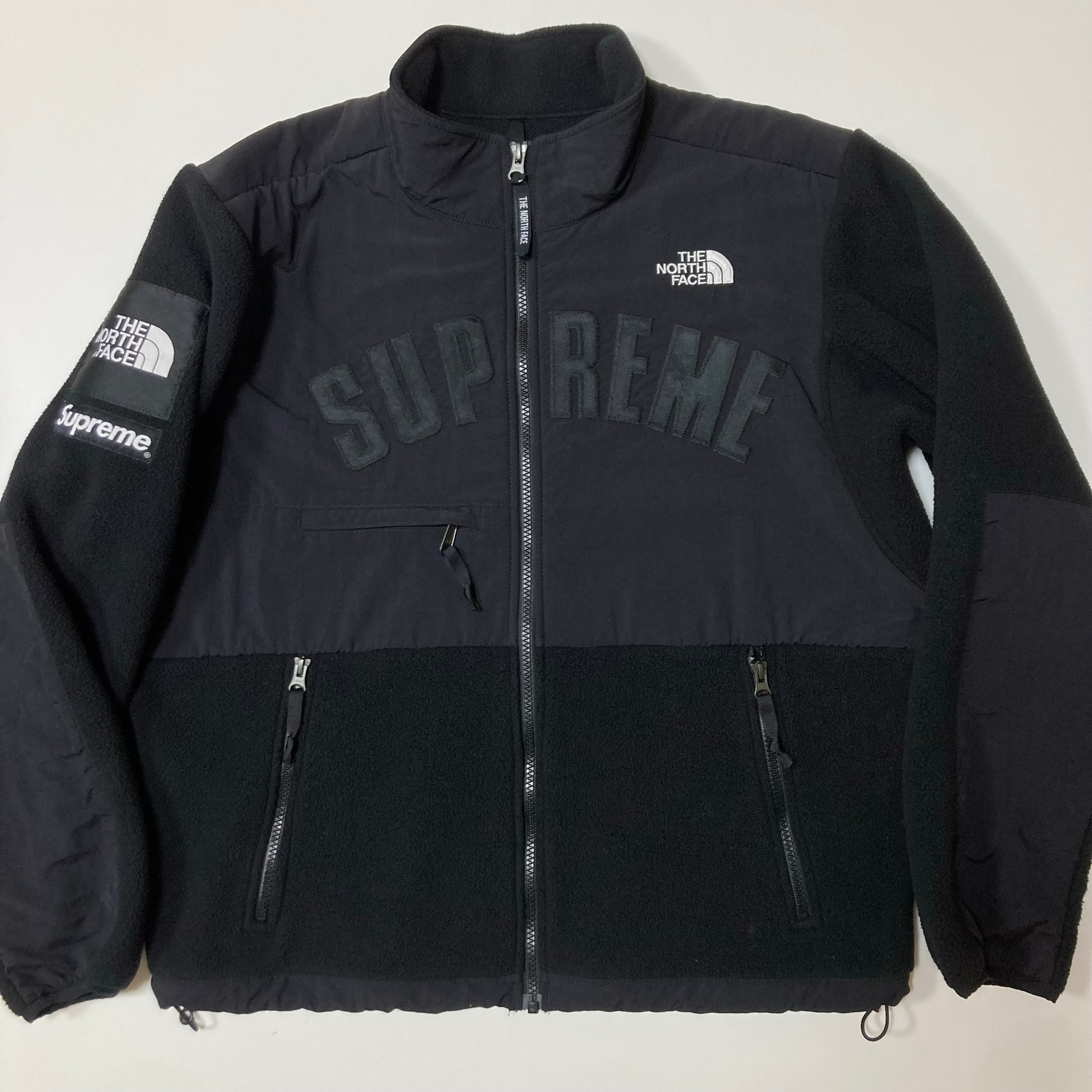 Supreme x The North Face Arc Logo Denali Fleece Jacket "Black"