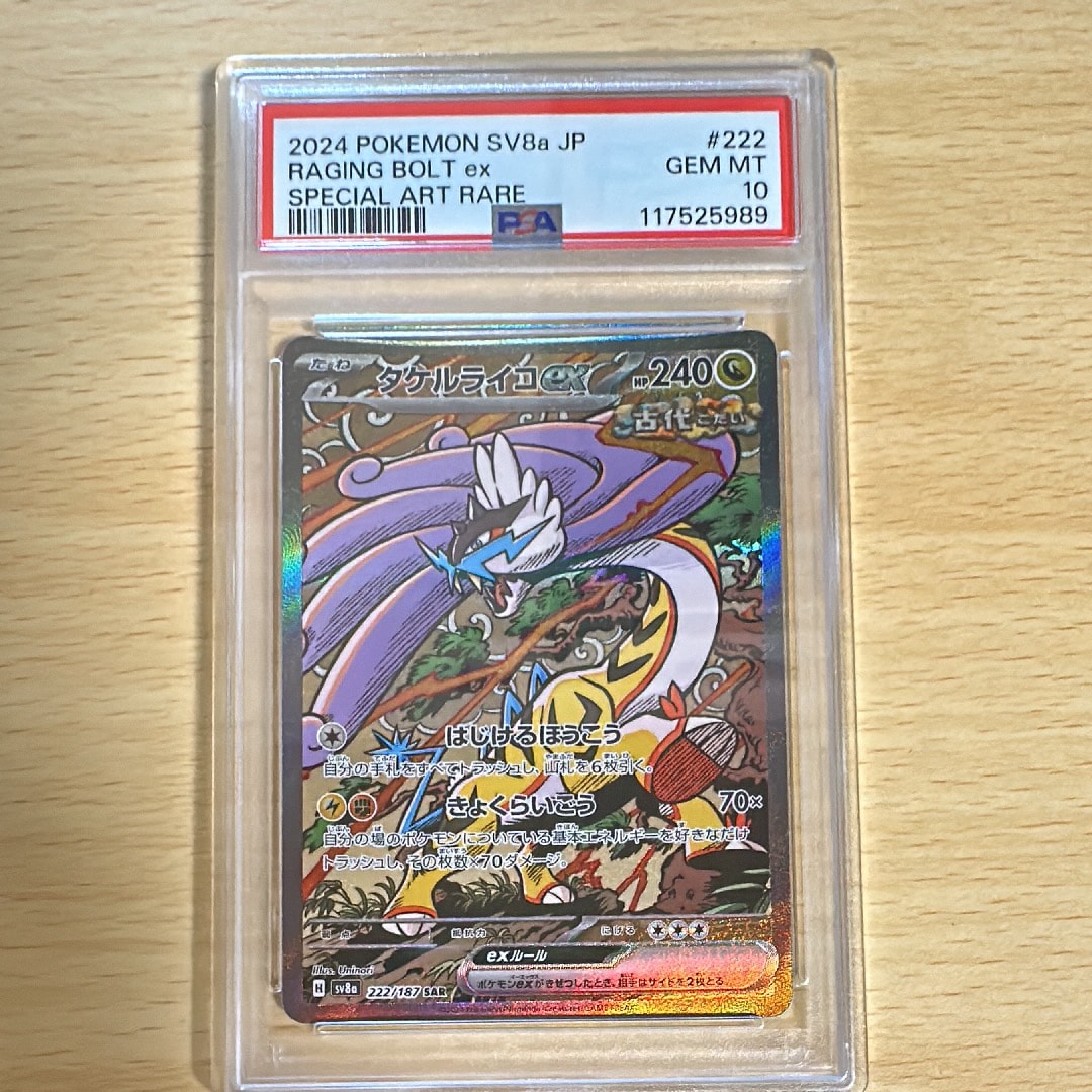 タケルライコex SAR [SV8a 222/187](ハイクラスパック「テラスタルフェスex」)