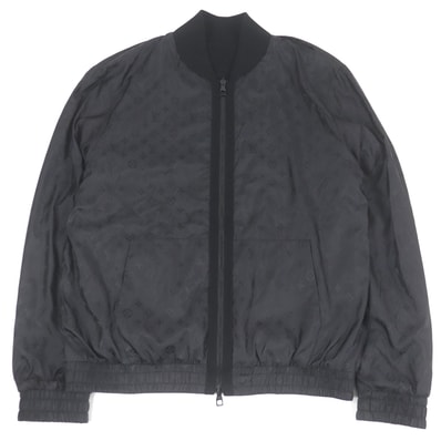 極美品 ルイヴィトン
ボンバージャケット ブラック メンズ XL