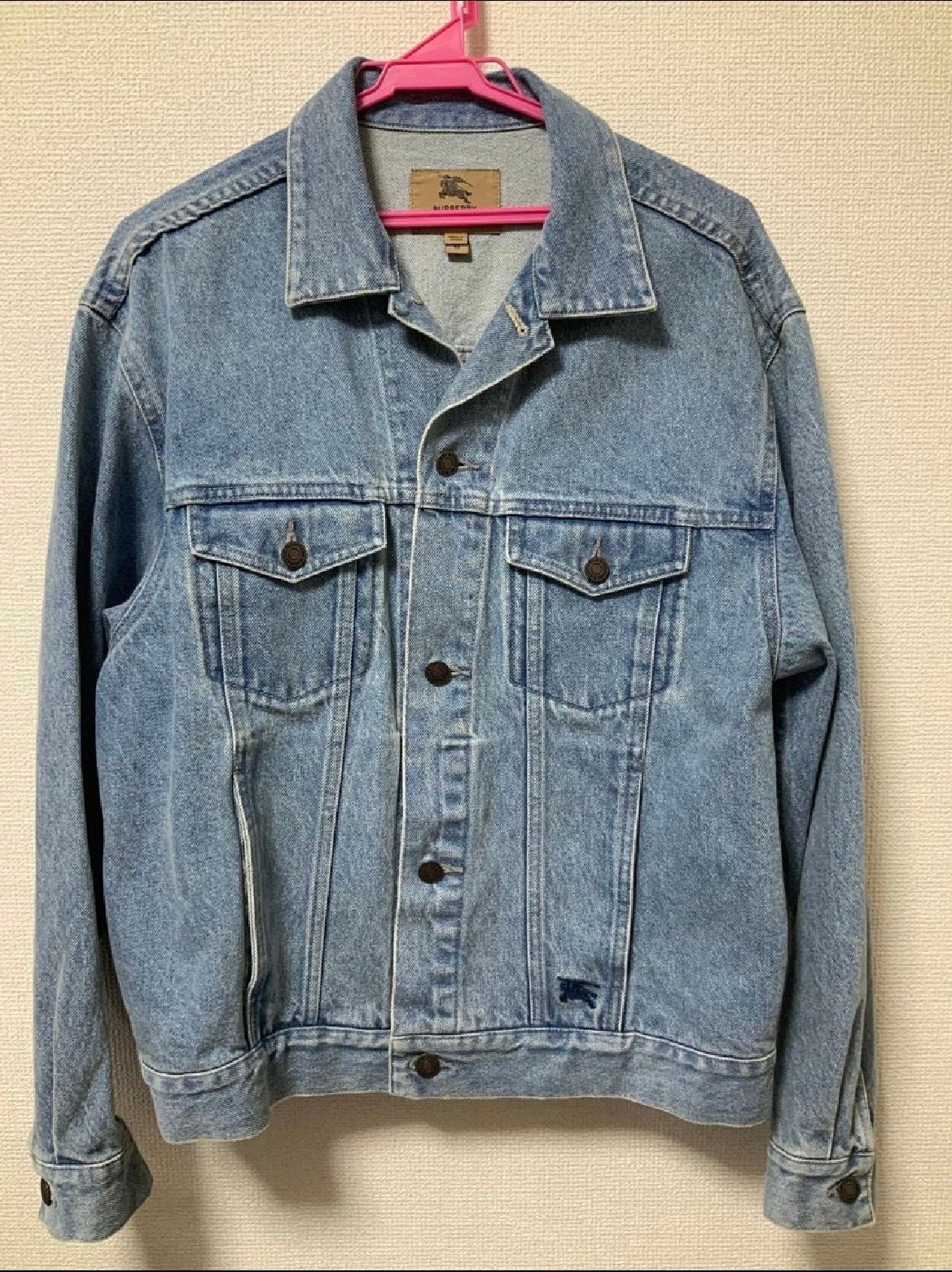 Supreme / Burberry Denim Trucker Jacket "Blue"