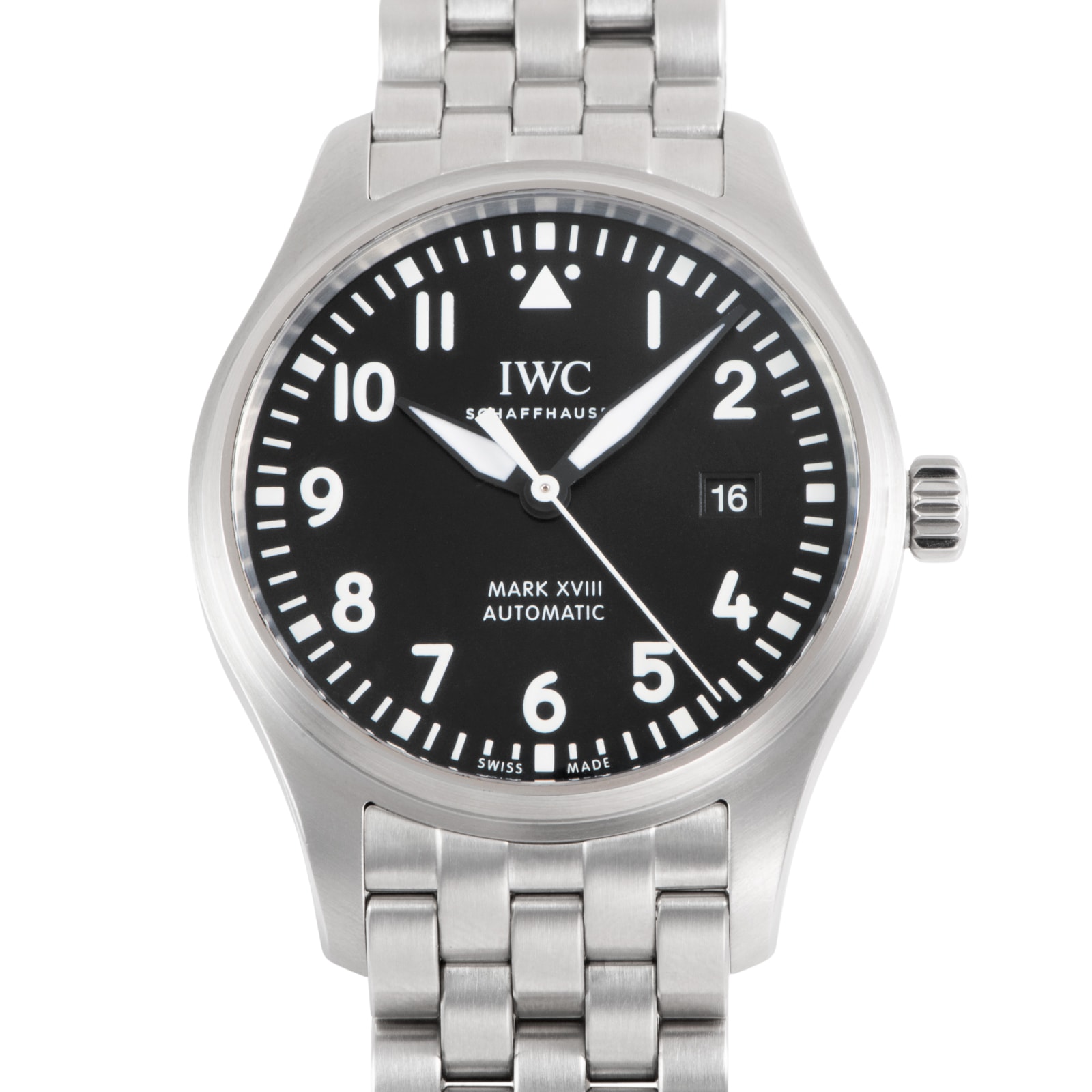 IWC パイロットウォッチ マーク18 IW327015 ステンレススチール【中古】