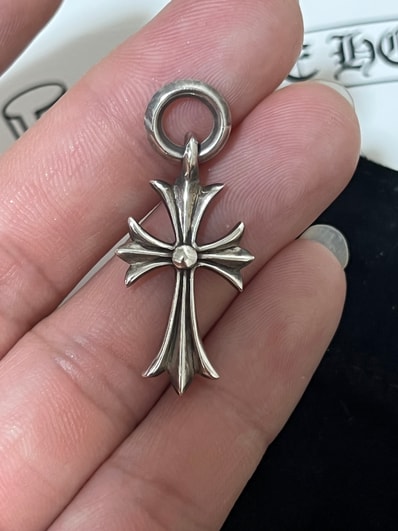Chrome Hearts Tiny CH Cross Charm "Silver"