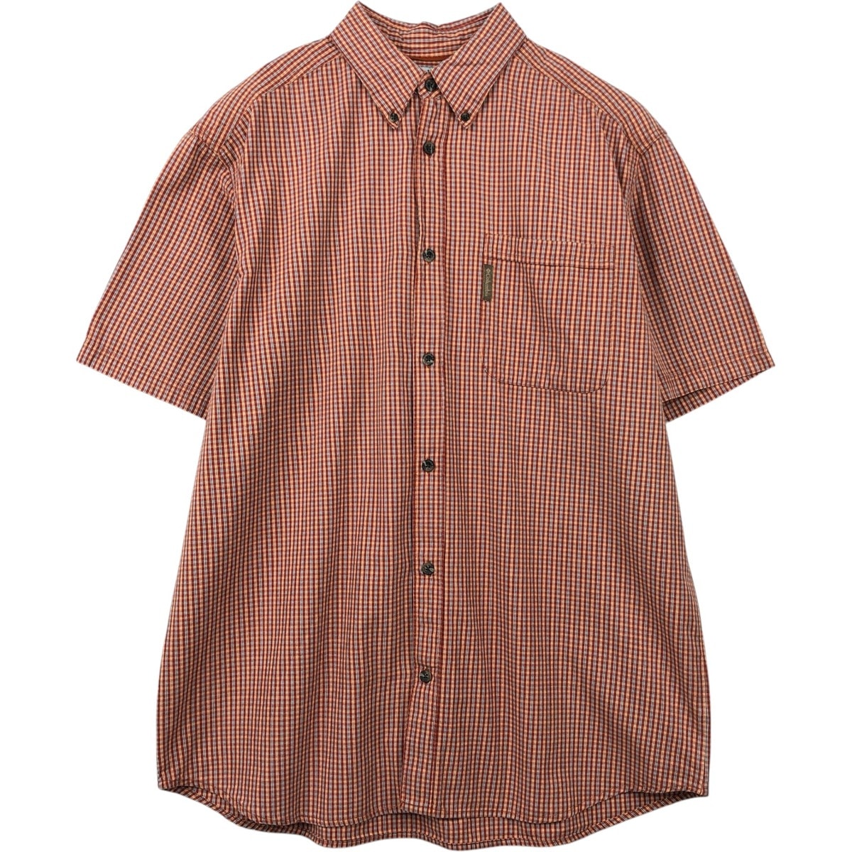 古着 00年代 コロンビア Columbia 半袖 ボタンダウン チェックシャツ メンズL相当/eaa655901