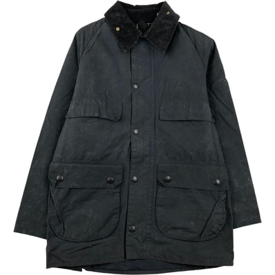 古着 80年代 バブアー Barbour BEDALE ビデイル 2ワラント ワックスコットン オイルドジャケット 英国製 86cm/34In メンズS相当 ヴィンテージ/eaa613600