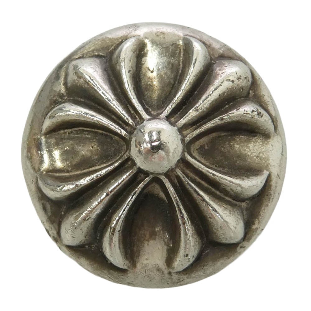 CHROME HEARTS クロムハーツ(原本無) OLD HAIRBAND クロスボールボタン ヘアゴム コンチョ シルバー系【中古】