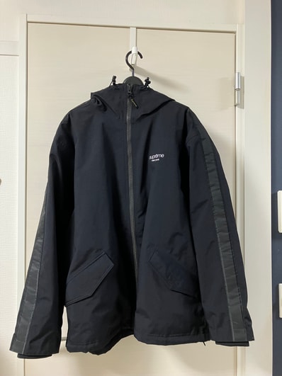 Supreme GORE-TEX Stripe Hooded Jacket "Black"