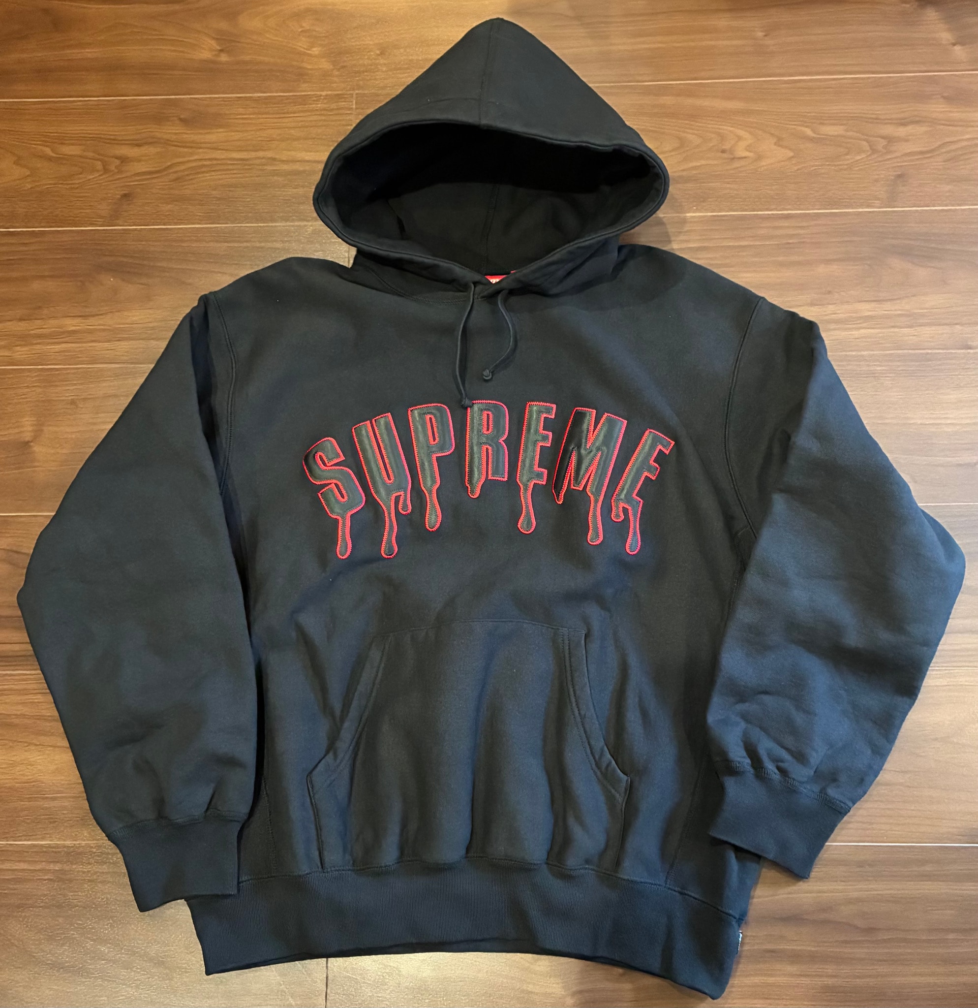 Supreme Ghostface Arc Hooded Sweatshirt "Black"