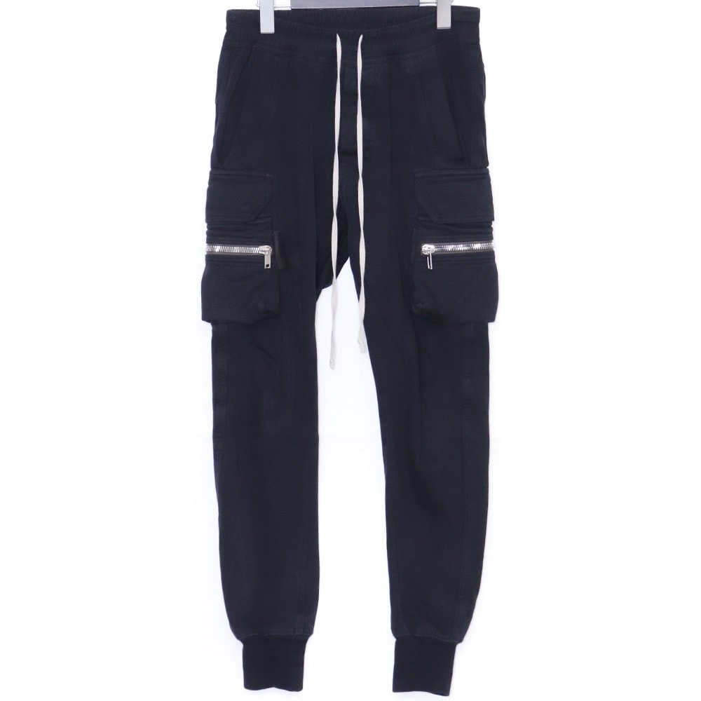 RICK OWENS マストドンドローストリングスウェットカーゴパンツ