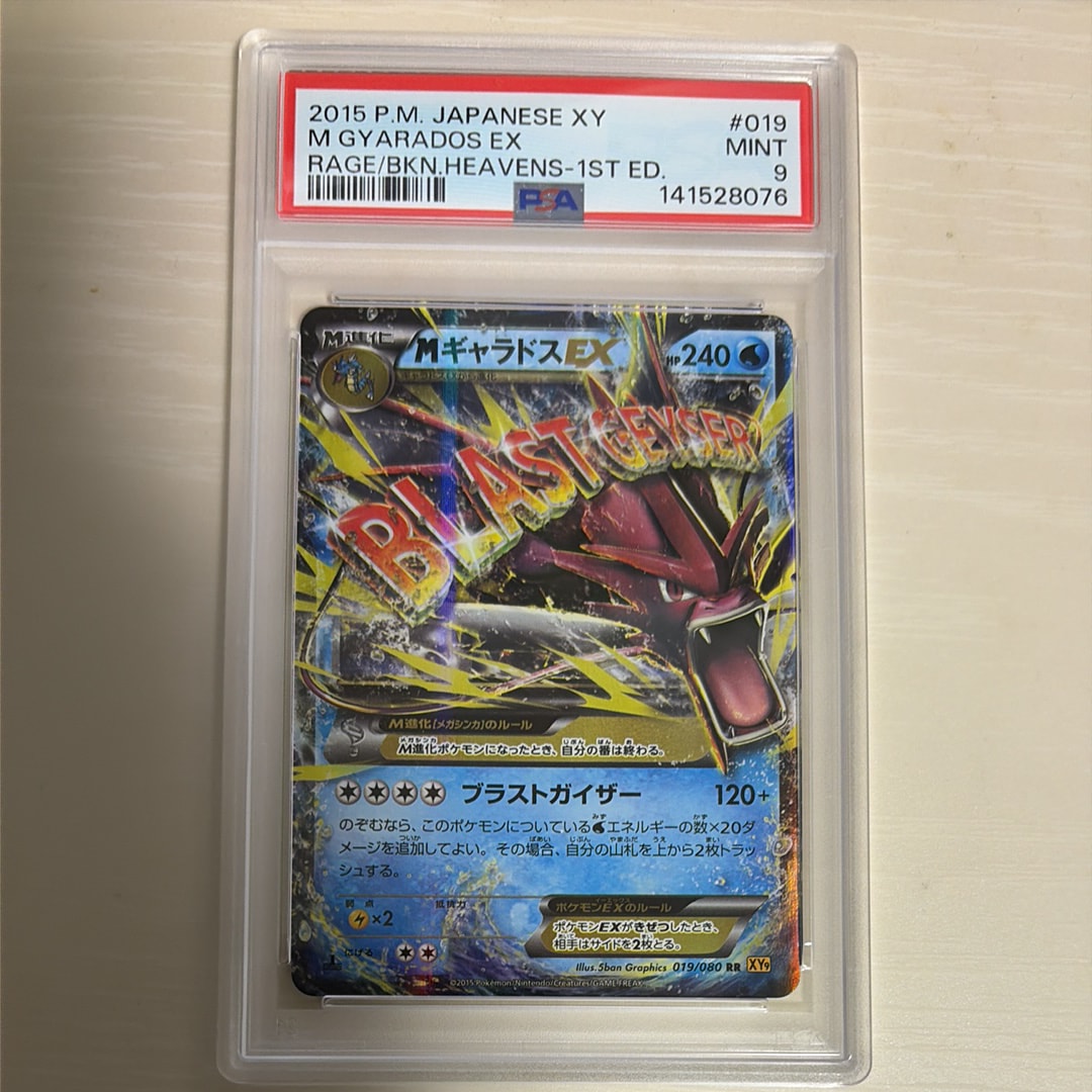PSA10】MギャラドスEX RR :1ED [XY9 019/080](拡張パック「破天の怒り