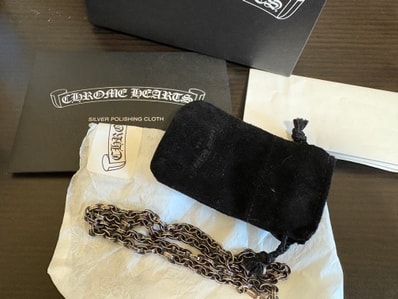 Chrome Hearts Paper Chain Necklace "Silver"