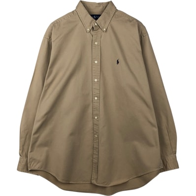 古着 ラルフローレン Ralph Lauren BLAKE 長袖 ボタンダウンシャツ メンズXL相当/eaa643852