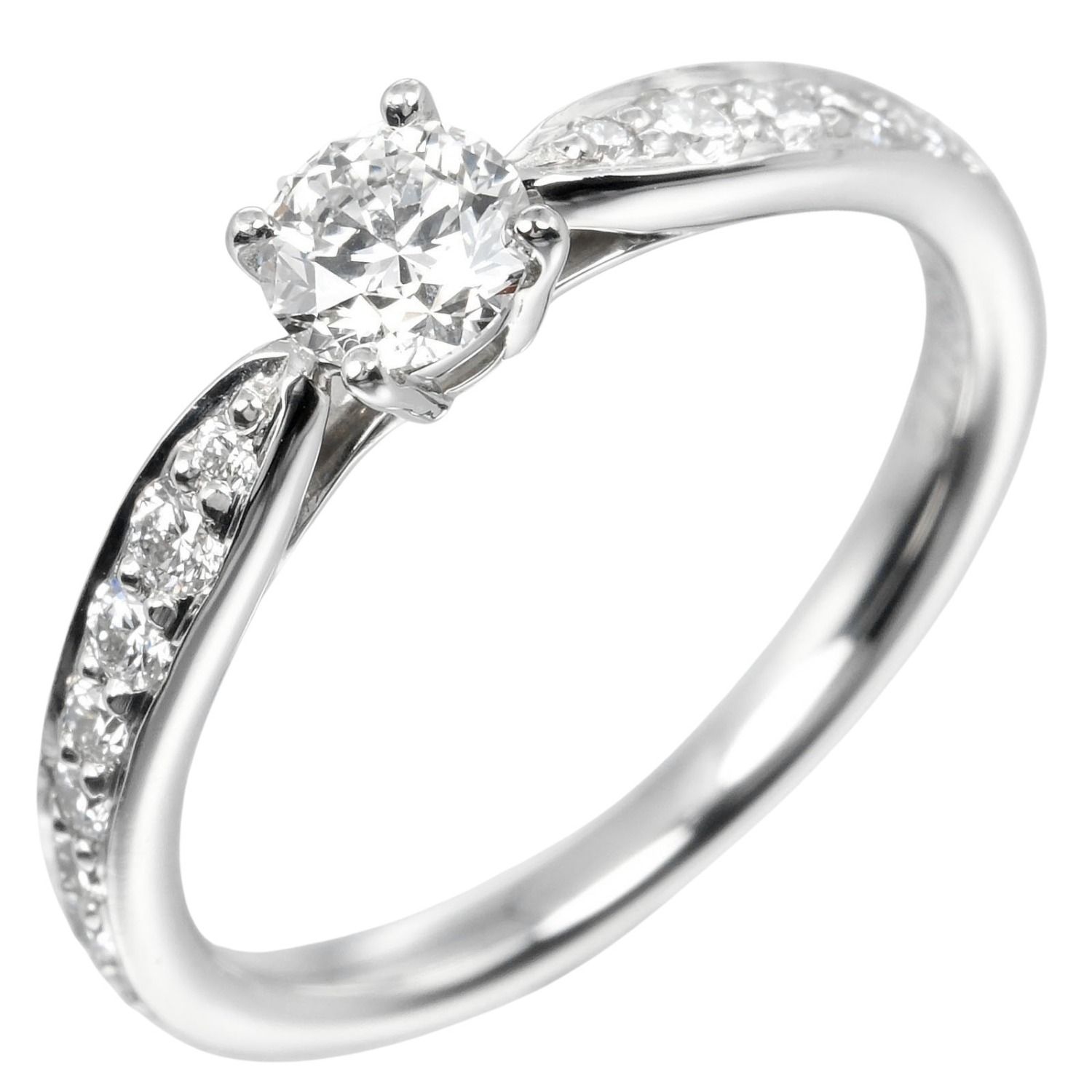 ティファニー ハーモニー エンゲージメント 0.25ct VVS2/G/2EX/