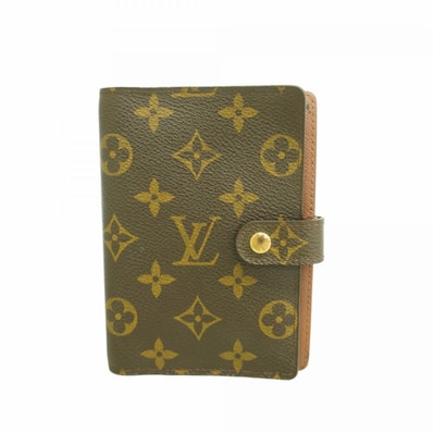 【6dd4606】ルイヴィトン 手帳カバー モノグラム アジェンダPM R20005 ブラウン【中古】メンズ レディース ユニセックス