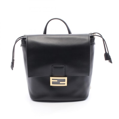 フェンディ FENDI リュックサック バックパック バッグ レザー レディース ブラック系 8BZ057AYJ1F0KUR 【新品】