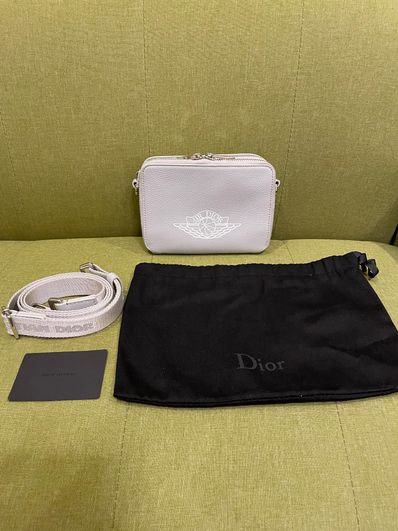Dior x Air Jordan Wings Messenger Bag "Grey"