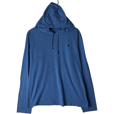 古着 ラルフローレン Ralph Lauren POLO RALPH LAUREN フード付き ロングTシャツ ロンT メンズL相当/eaa458825