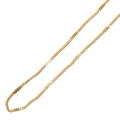 サンローラン ロングネックレス ゴールド メッキ レディース SAINT LAURENT 【中古】