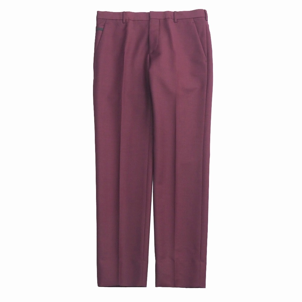 ■美品■PRADA プラダ パンツ サイズ44 スラックス センタープレス ノータック イタリア製 ブランド古着【中古】20251127/RA6749
