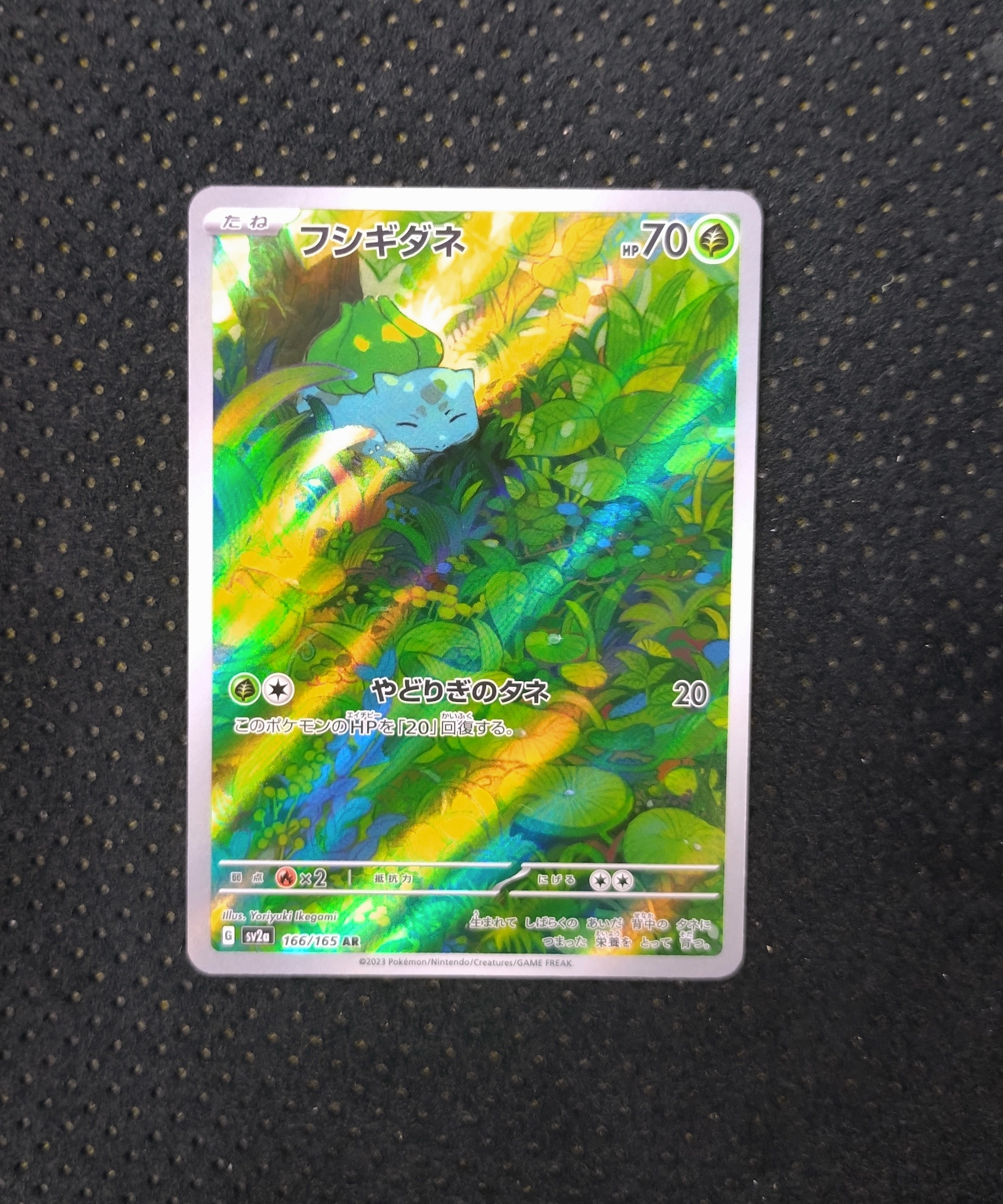 フシギダネ AR[SV2a 166/165](強化拡張パック「ポケモンカード151」)の