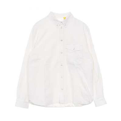 モンクレール MONCLER GENIUS 7 FRGMT Padded Overshirt パデットオーバー 衣料品 トップス コットン メンズ ホワイト系 2F00002M527100152 【中古】