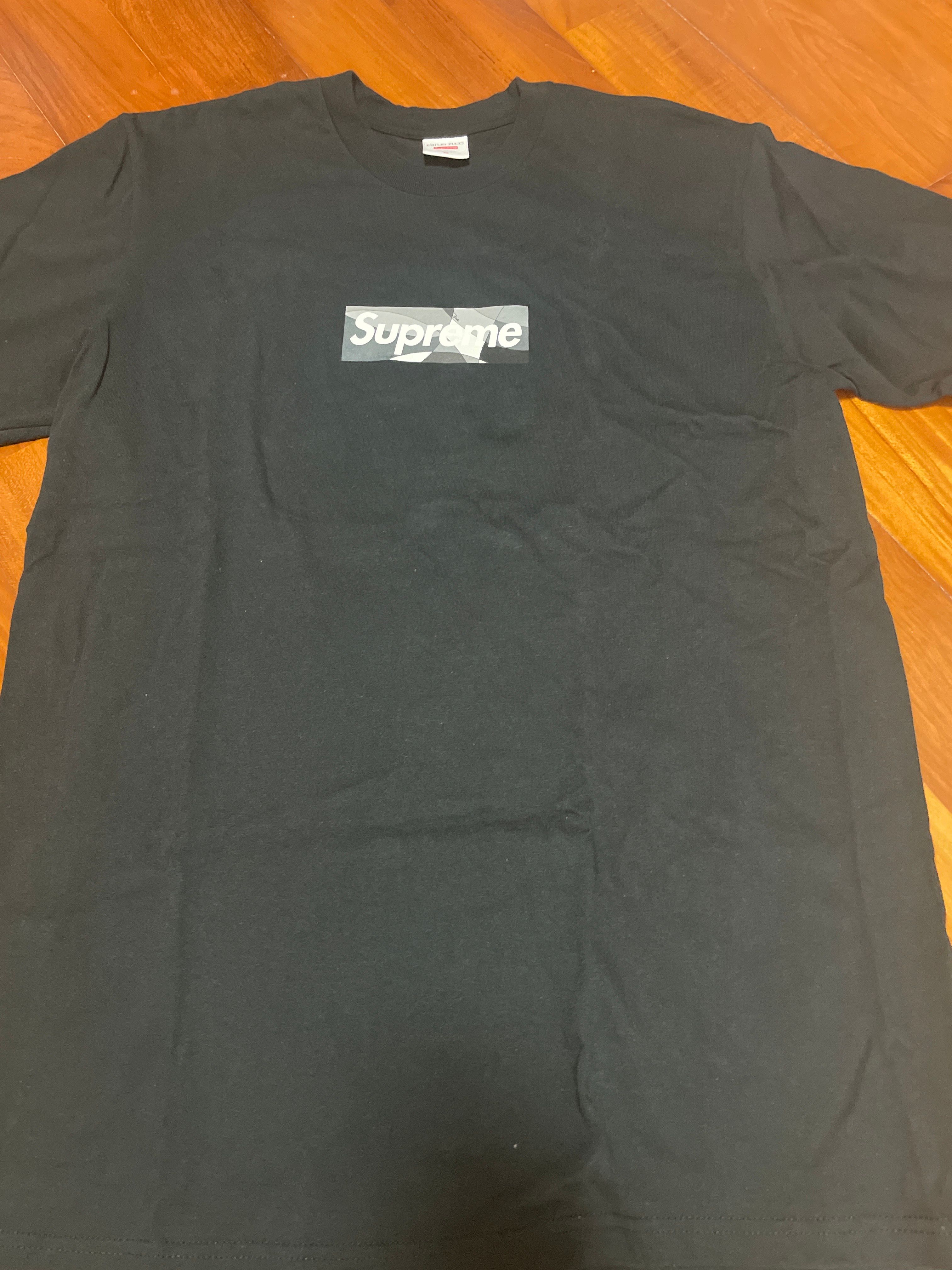 Supreme / Emilio Pucci® Box Logo Tee "Black/Black"