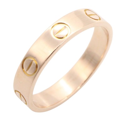 カルティエ CARTIER ミニラブリング リング・指輪 ジュエリー K18PG(ピンクゴールド) レディース ゴールド系 B4085200 【中古】