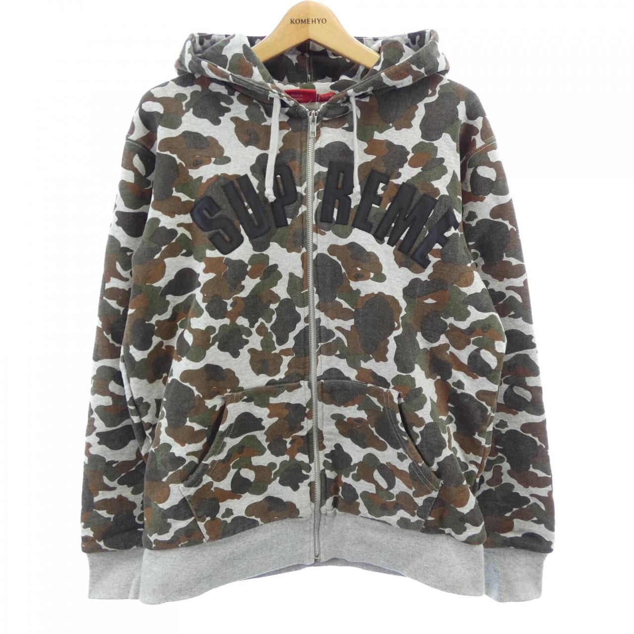 シュプリーム SUPREME ARC LOGO THERMAL ZIP パーカー