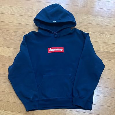Supreme Box Logo Hooded Sweatshirt "Navy" (24FW)