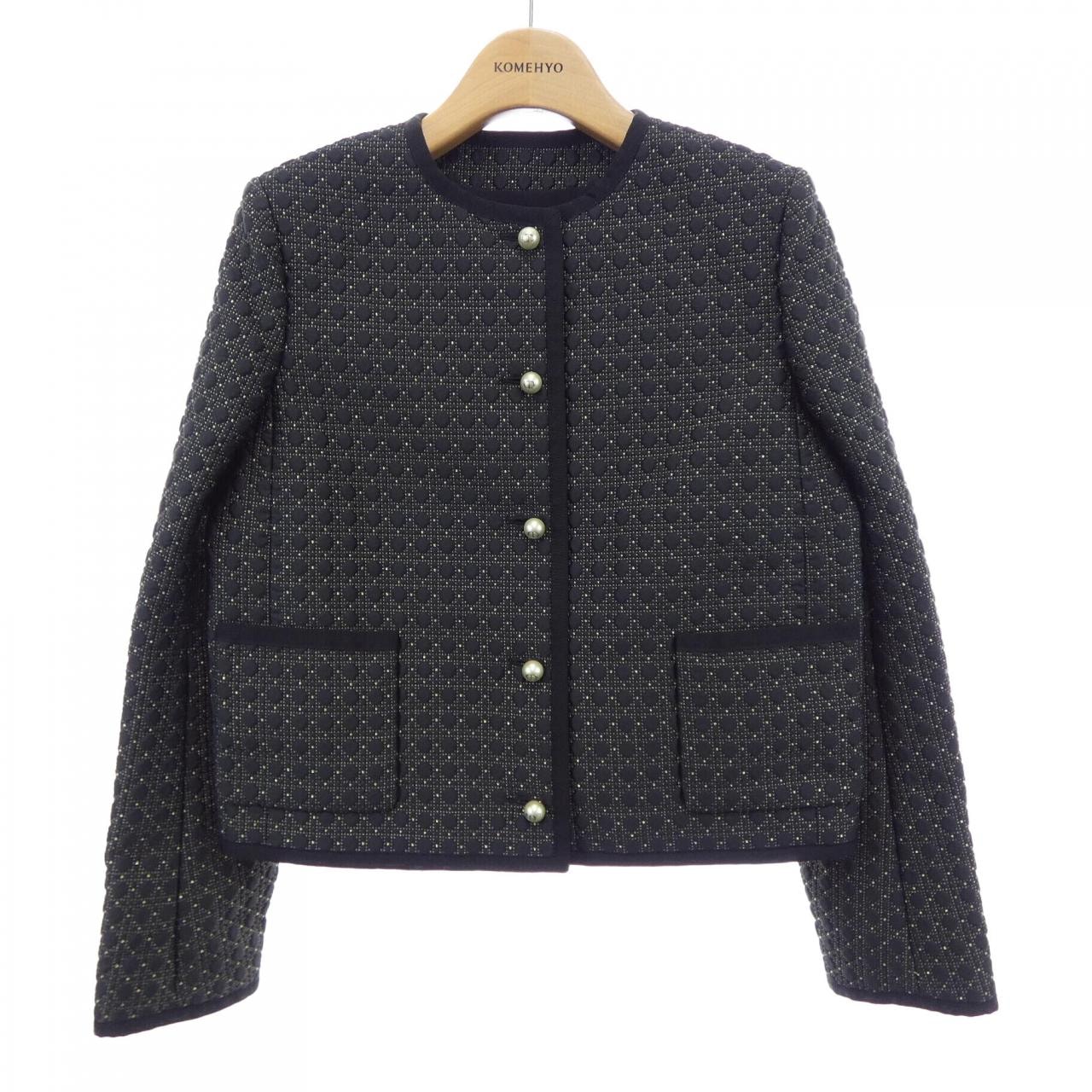 クリスチャンディオール CHRISTIAN DIOR マクロカナージュ 541V58A2567 ノーカラージャケット