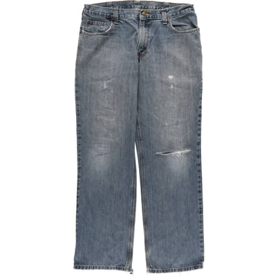 古着 カーハート Carhartt RELAXED FIT ストレートデニムパンツ メンズw36相当/eaa542928