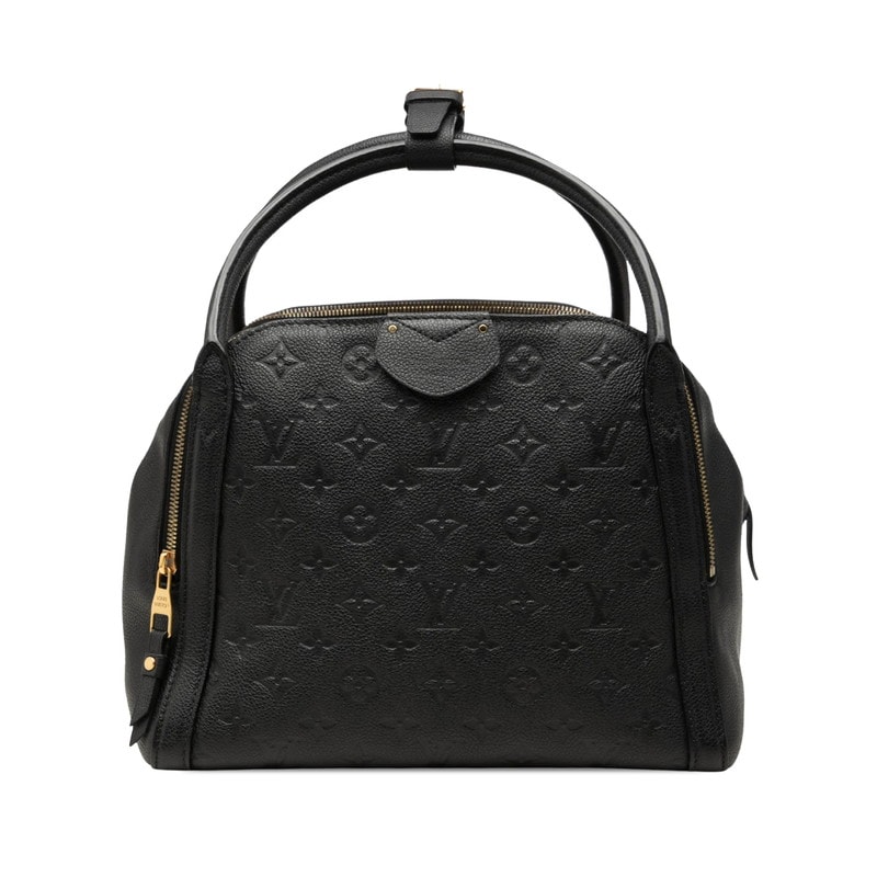 ルイ ヴィトン モノグラム アンプラント マレMM ハンドバッグ M41040 ノワール ブラック レザー レディース LOUIS VUITTON 中古