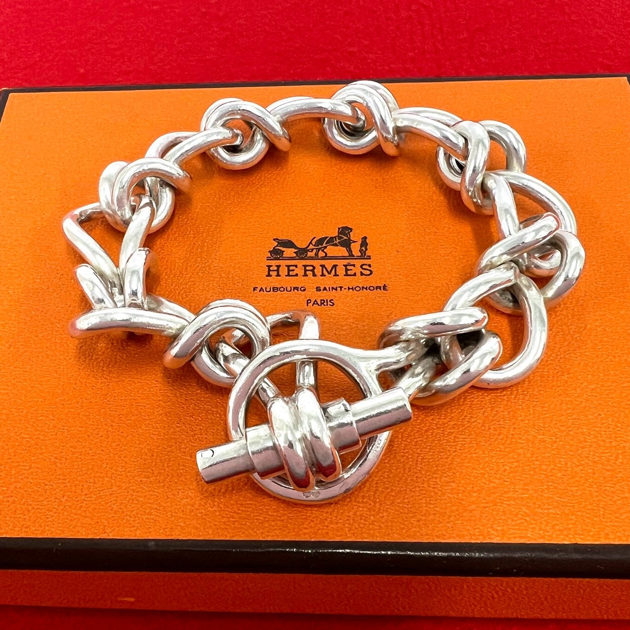 HERMES エルメス シルバー925 ブレスレット シルバー
 25567